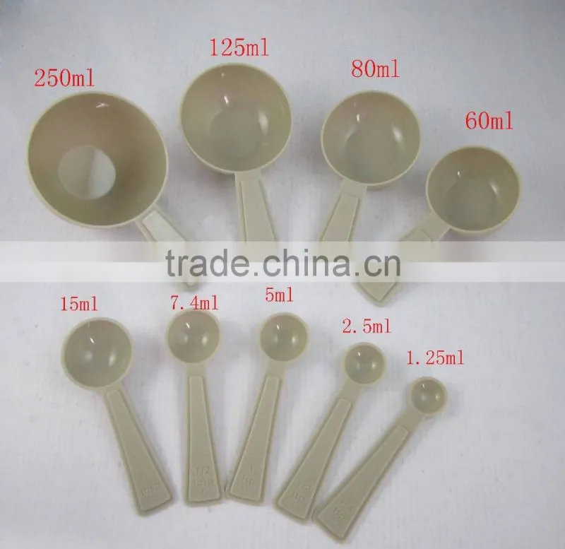 2016 Hot Sale Plastic Measuring Spoon Set