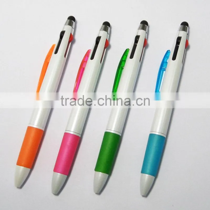 2014 cheapest plastic 2 color ballpoint pen