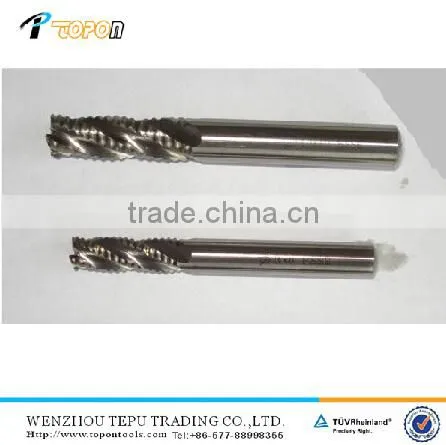 HSS rough cutting end mill