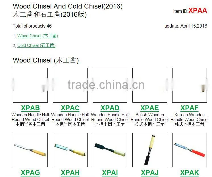 hand wood carving chisel set 6 piece gouge woodworking cut craft sculpture carpenter tool