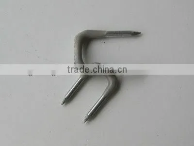 Square bottom U nail with plastic mattress in guangzhou