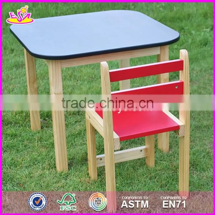 2017 New design home / school / high quality wooden kids study desk W08G180