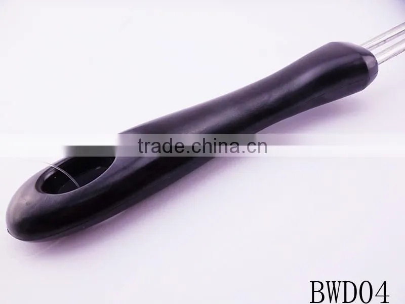 high quality 16"kitchen tools stainless steel stainer for oil filter with rubber coverd handle