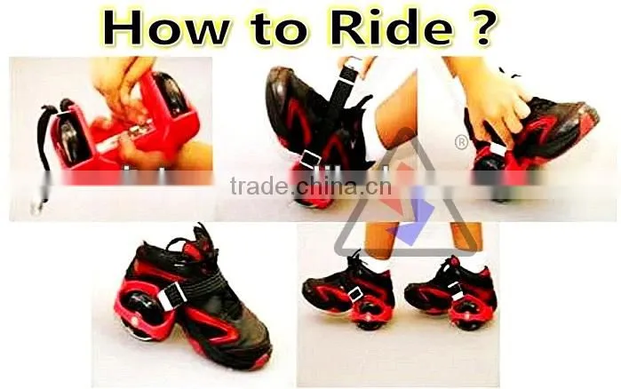 kids and adult attachable single flashing roller skating