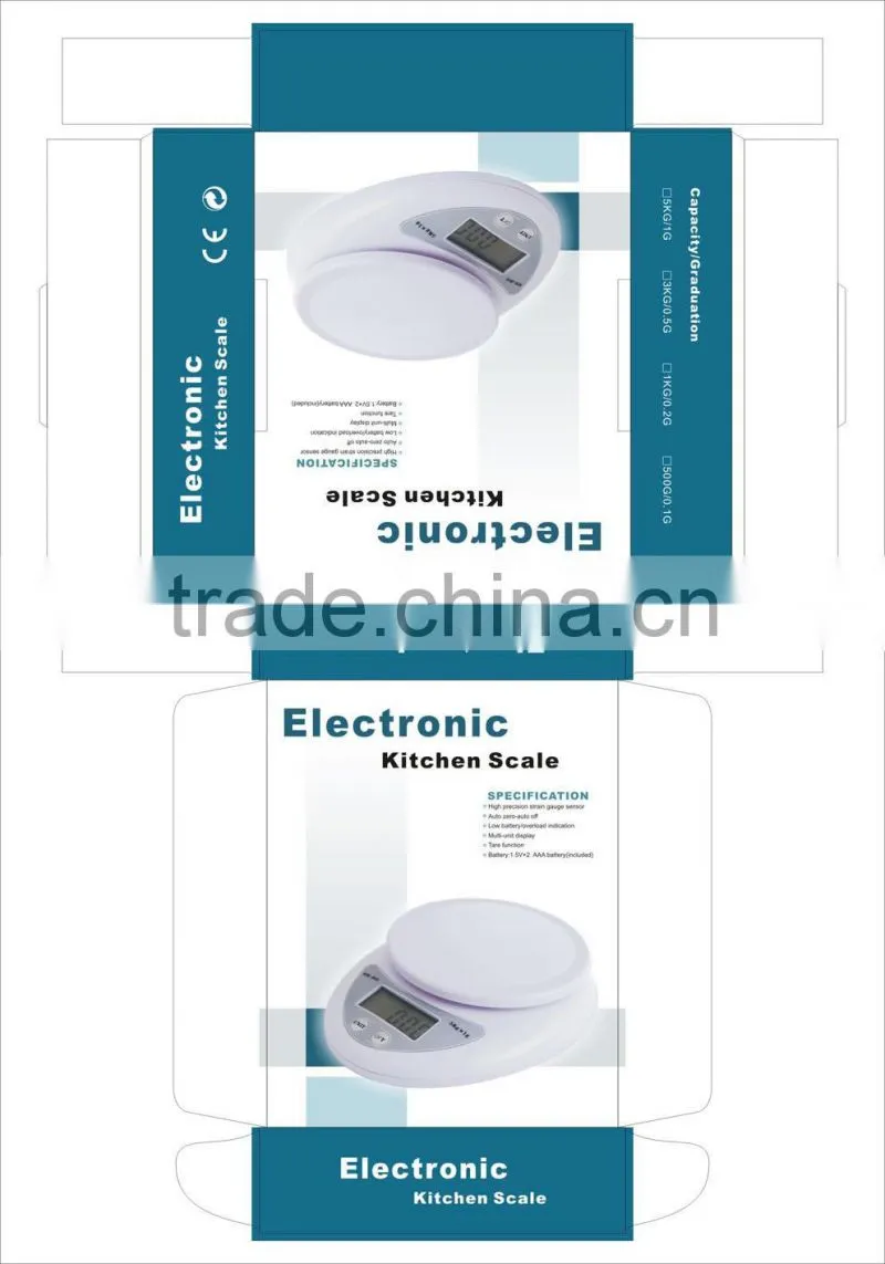 2014 Hot sale Digital Kitchen Food Diet Cooking Scale 5kg .digital multifunction kitchen and food scale