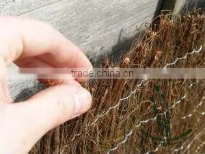 brushwood natural fencing for gardening