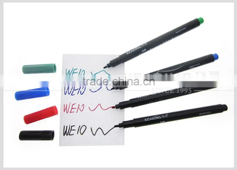 Kearing glass cup marking pen with ink based suit for plastic metal PCB board won't rubber off #WE10
