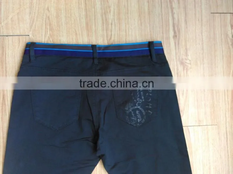 GZY Guangzhou stock lots mens fashionable casual colored pants