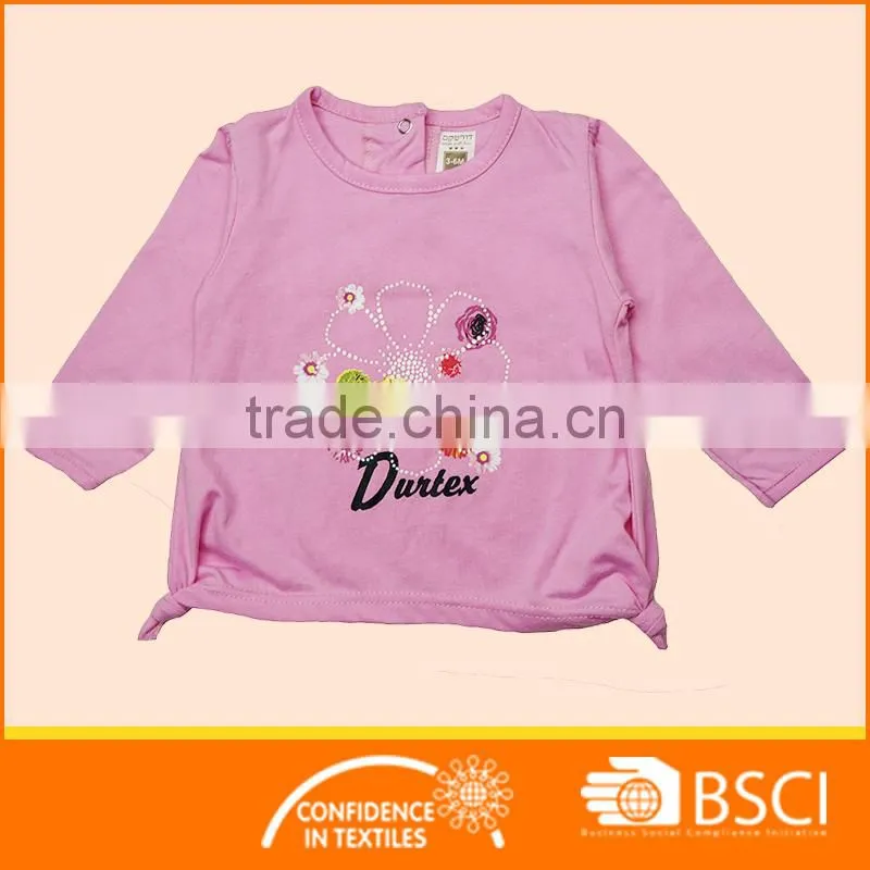 Pretty Girl Nice Cotton Long Sleeve Match AOP Pant Clothing Set