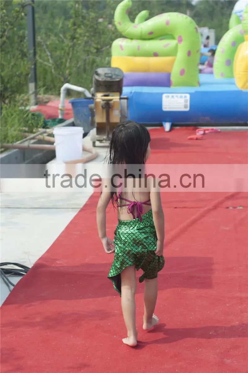 2015 made in china crochet mermaid tail swimming for kids