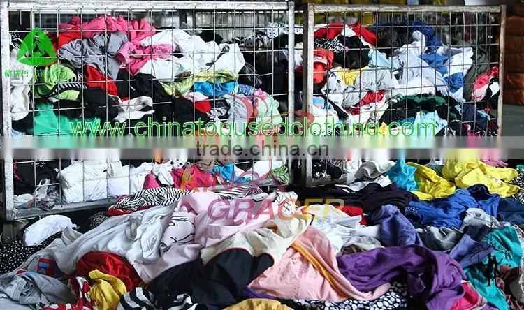 2016 Hotsale china cheap second hand t shirts with good quality