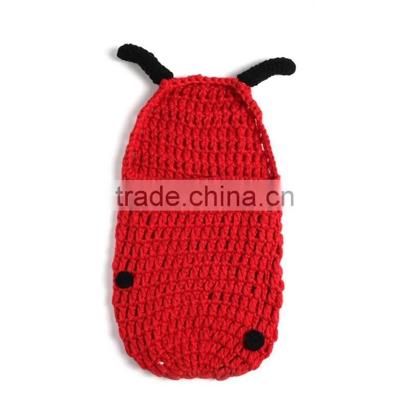 New design snail shape baby costume crochet baby photo prop handmade newborn LBP20160218-16