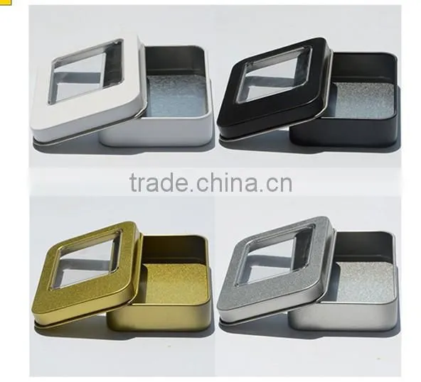 R1886H tinplate sliver Gift Metal Tin Box Wholesale