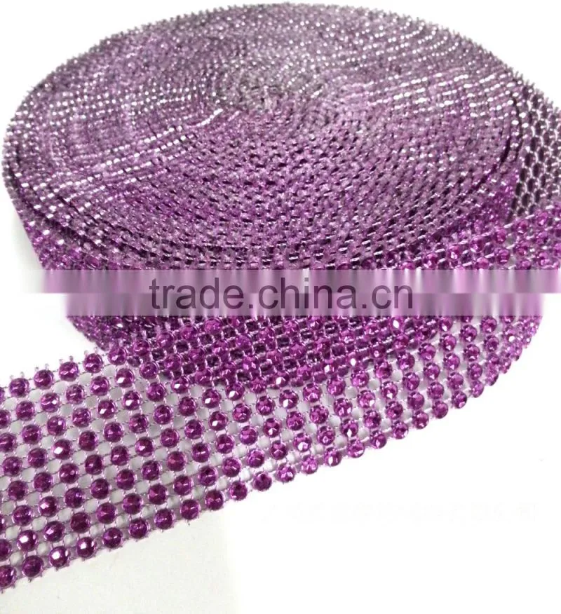Diamond Wrap Ribbon 1.4INCHx10 YARDS-for Wedding Decorations/Party/Home Decor