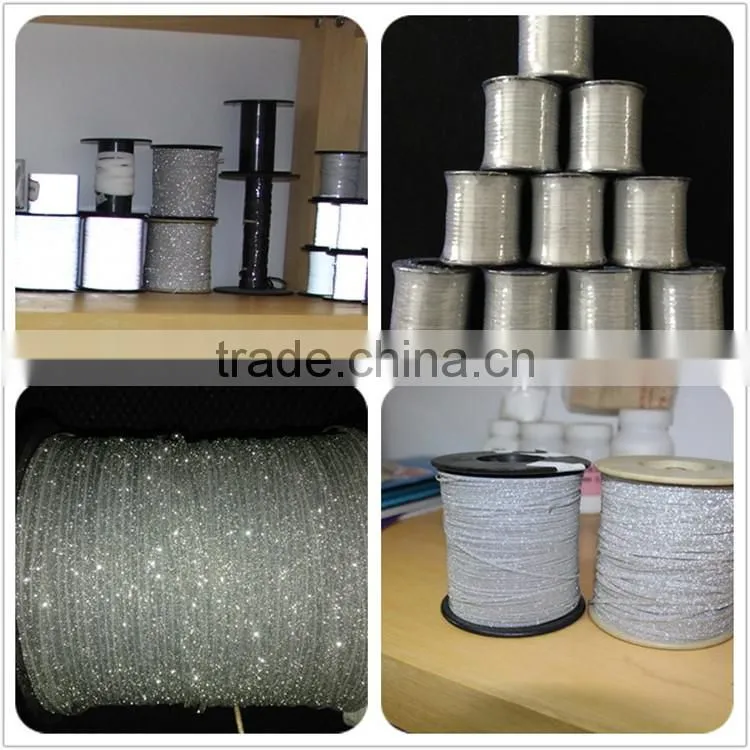 2017 hot sell luminescent reflective thread for cloth and trousers
