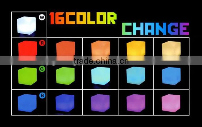 led cube led stools led chair