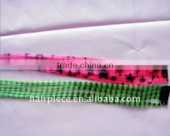 synthetic feather hair extension or human hair feather extension feather hair extension