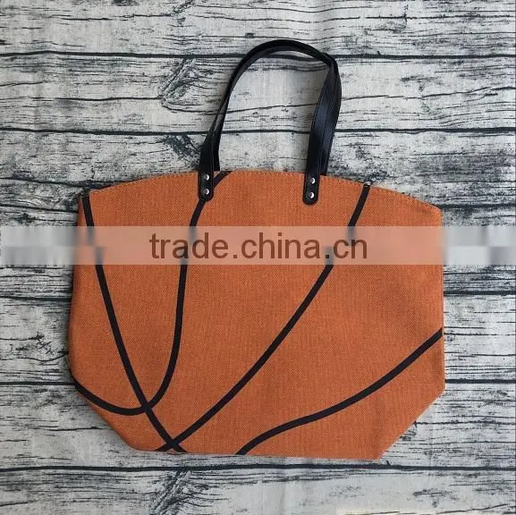 2017 canvas cheap travel personalized tote bag with leather handles