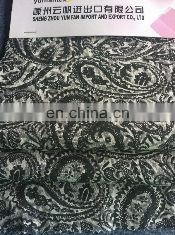 2015 latest Italy design pattern small flower cashew print paisley printed fabrics