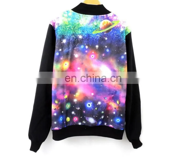 wholesale sublimated modern team light weight ladies baseball jacket