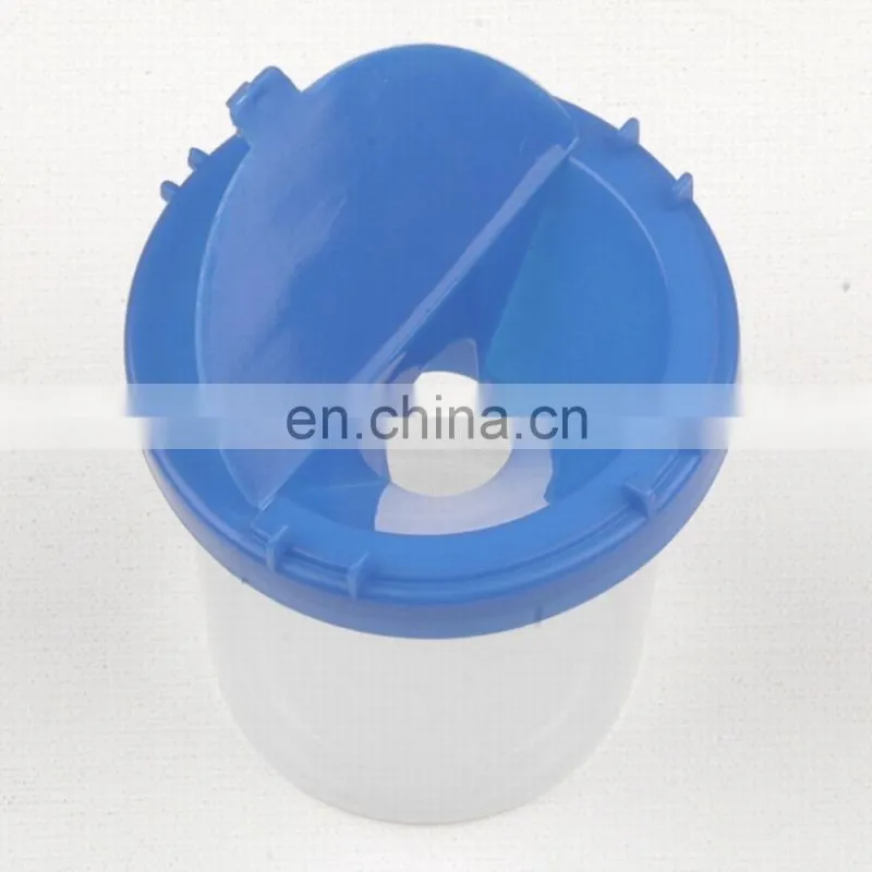 Dia. 8cm, height 9cm Blue Round plastic No-Spill Paint Cups