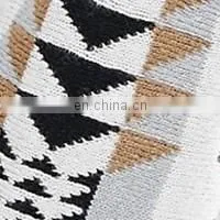 2016 Patterned Design Women Sweater Autumn and Winter Chunky Knit Notch Detail Jacquard Female Cardigan