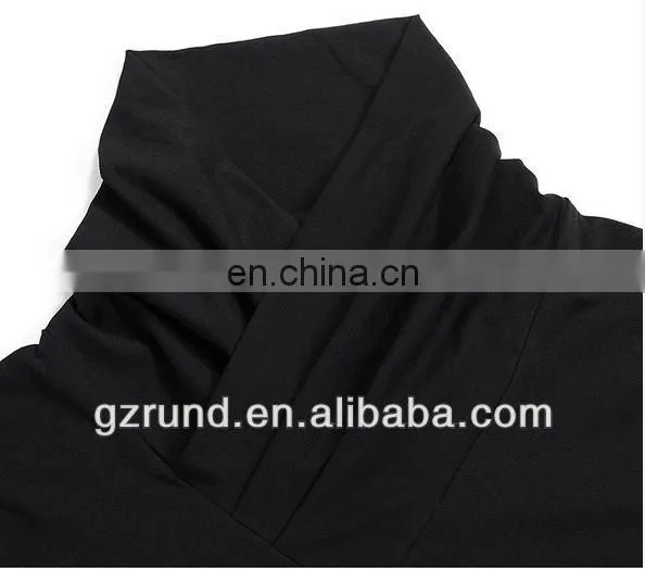 2014 new latest mens t shirts/ long-sleeved turtleneck t-shirt men t-shirt/high fashion mens clothing italian shirts with high