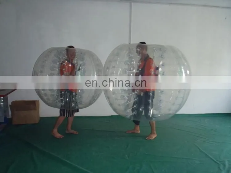 2016 1.2m/1.5m/1.7m diameter kids&adults inflatable bumper ball, 0.8-1mm PVC/TPU bubble soccer ball/football, body zorb ball