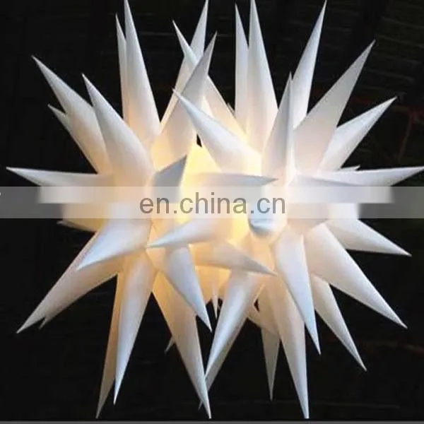 Artistical Shiny inflatable star for bar decoration