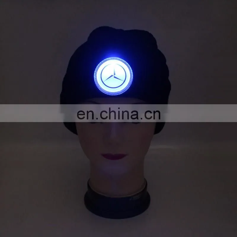 Best seller led lighted glow hat flashing woven winter hat warm flashing Hat