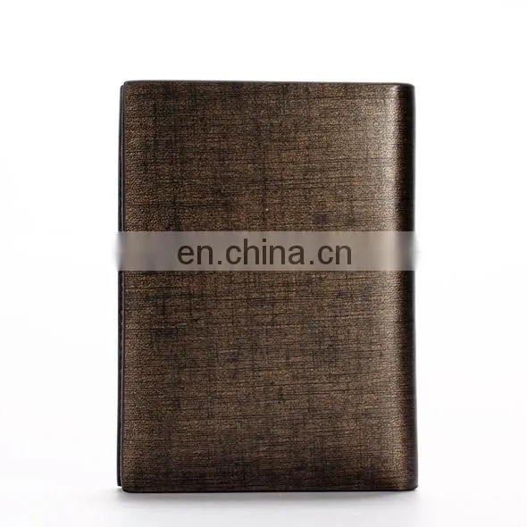 2014 CUSTOM NEW DURABLE GIFT NAME MENS LEATHER CHECKBOOK WALLET