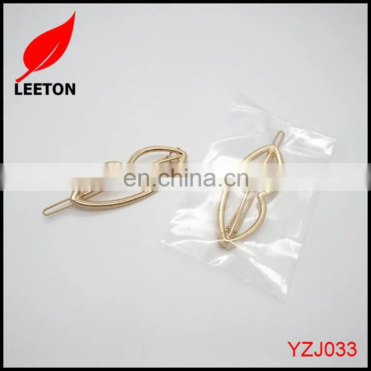 Factory supply mouth shape lady fancy fashion hair clip