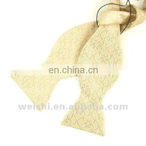 Elegant men's contract pattern microfibre self bow ties in the style of Korea