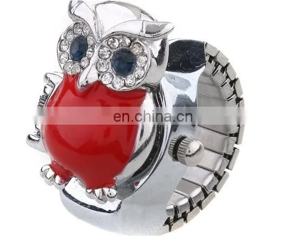 2014 fashion owl ring watch
