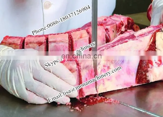 Electric knife for bone cutting / band saw frozen fish cutting machine