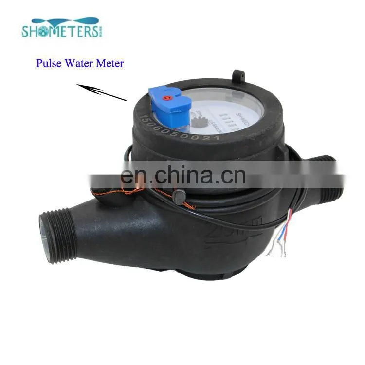 digital plastic pulses LGSG water flow meters pulse sensor