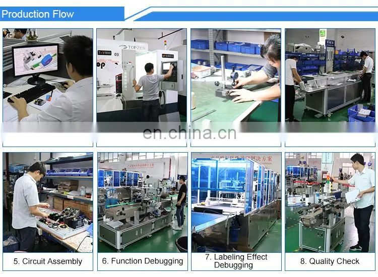 Automatic collection blood tube labeling machine