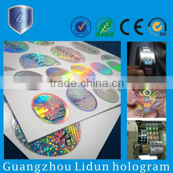 Newest sale custom cap 3d hologram sticker