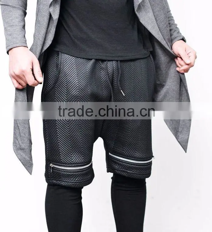 Coated Herringbone Built in Leggins Shorts Sweatpants Standard Sports