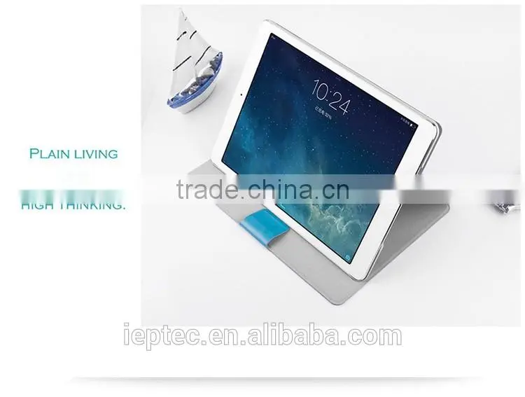 MOFi 2 in 1 Multi Stand Leather Detachable 3-Flip Case for iPad air Tablet Cover