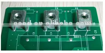 PCB terminal brass with screw M4 AO-15/6J-N2 silver color