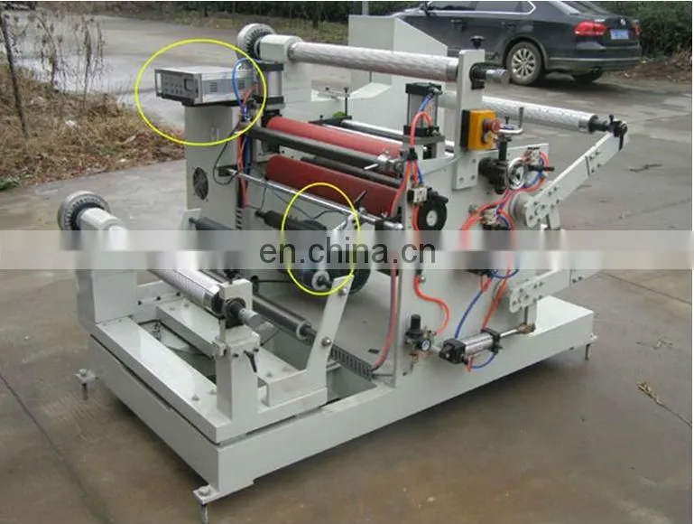 HX-650FQ Silicone rubber foam cutter slitter and rewinder machine