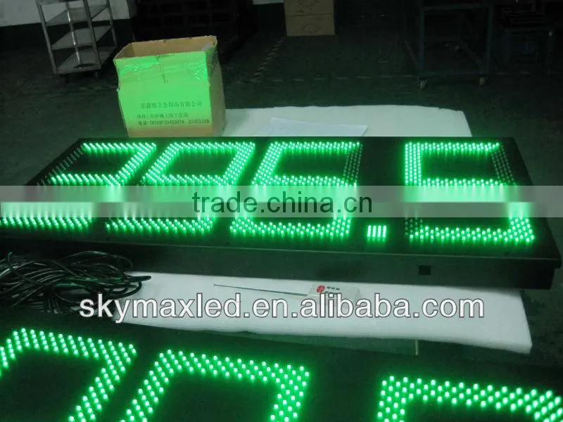SkyMax high brightness 42 inch Outdoor Building LED digital gas price sign
