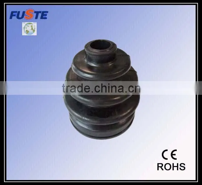 Injection molded rubber boot