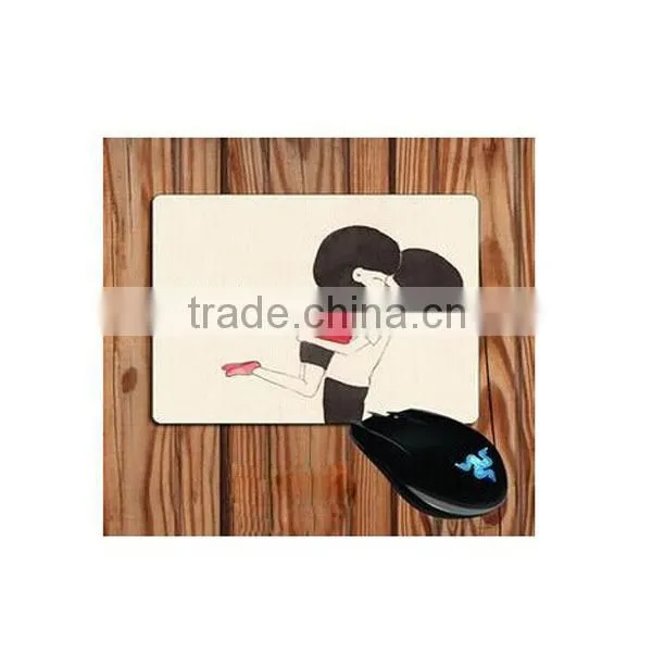 2014 Advertising customized sublimation rubber mouse pad / Promotional mouse pad, mouse mat
