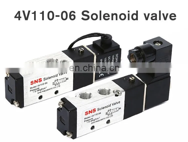 SNS aluminium alloy heat resistance air control solenoid valve