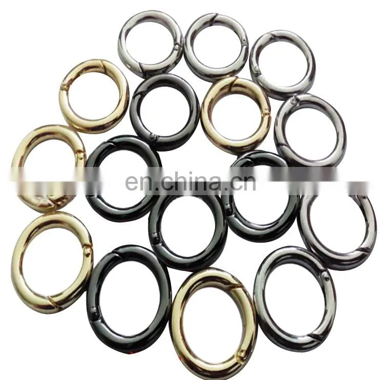 Best Selling High Quality Metal Strong Carabiner Spring Round Ring