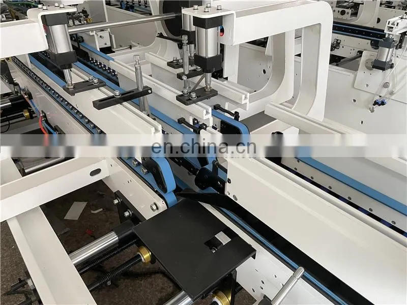 GDFG900 high speed carton paperboard silk stocking candy box folding gluing machine, Automatic Crash Lock Bottom Folder Gluer