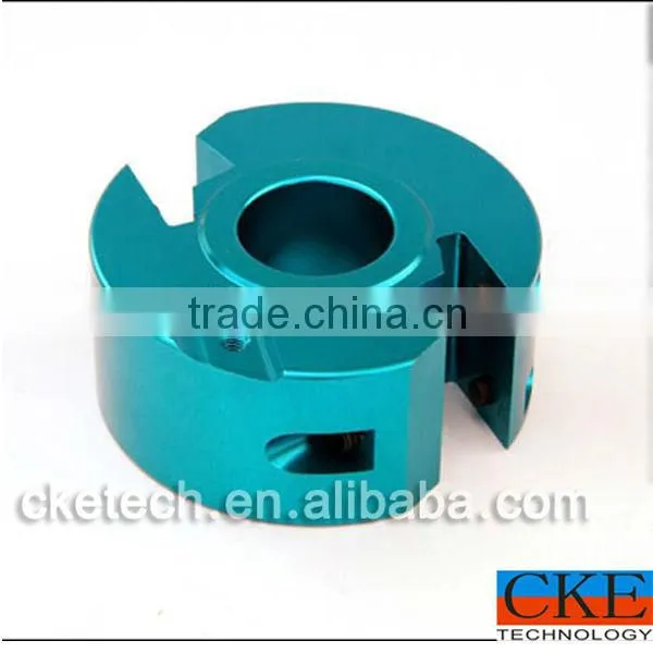 Anodizing Aluminum CNC Lathe Cutting Union Clamp Parts