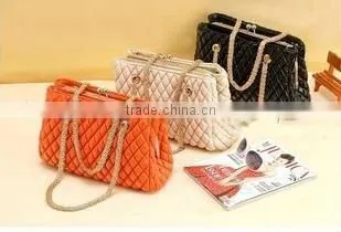 New fashion striping ladies handbag , elegant women's handbags